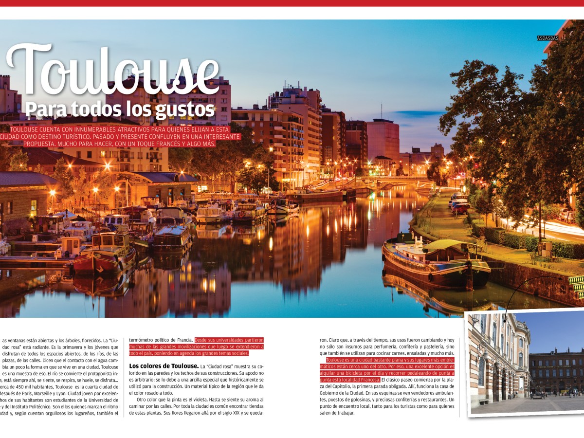 Toulouse para todos los&nbsp;gustos